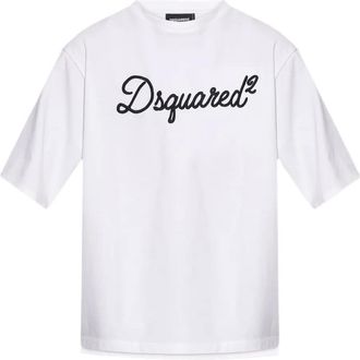 Dsquared2 T-shirt con logo - Bianco