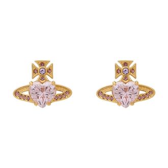 Vivienne Westwood Womens Ariella Earrings Metal Pink Jewelry-Watches