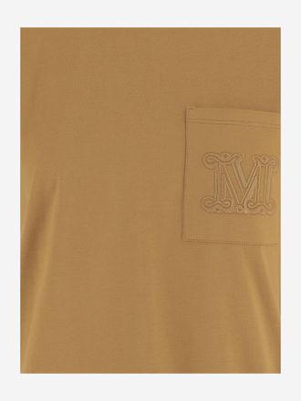 Max Mara Womens Cotton T-Shirt Light Brown T-Shirts & Jerseys