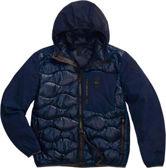 Blauer Albert Down Jacket - Heren - Winterjassen - Blauw - M - Leer - Jassen