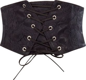 Grace Karin Womens Elastic Stretch Corset Waist Cincher Belt, Black, S