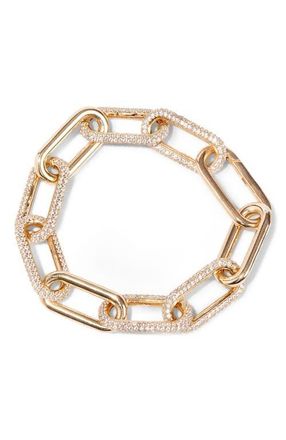 Nickho Rey Link Bracelet in White/gold at Nordstrom, Size 7