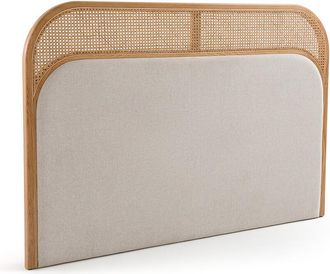 La Redoute Interieurs Hoofdbord in vlechtwerk en fluweel, Buisseau