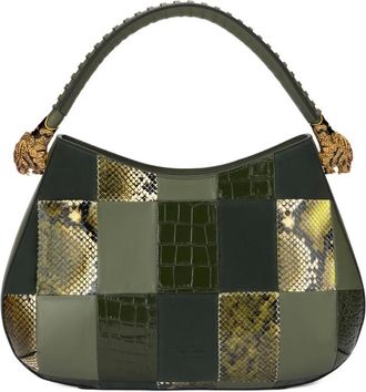 Roberto Cavalli Roar tote bag - Green