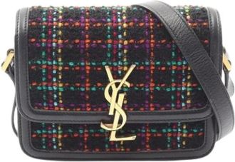 Saint Laurent Pre-owned Cross Body Bags, female, Multicolor, Size: ONE SIZE Pre-owned Vintage Shoulder Bag