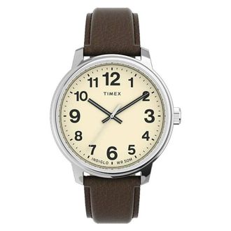 Timex Easy Reader Bold Quartz Cream Dial Mens Watch TW2V213006P