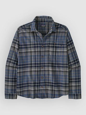 Patagonia LW Fjord Flannel Hemd blau