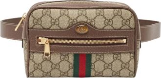 Gucci Pre-owned Belt Bags, female, Beige, Size: ONE SIZE Pre-owned Leather handbags