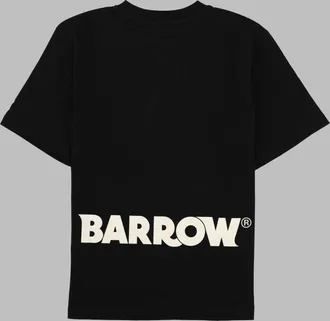 Barrow Logo-Embroidered T-Shirt - Black