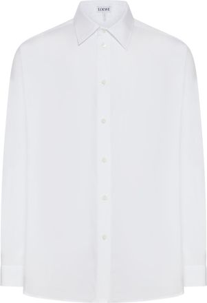 Loewe CLASSIC COTTON SHIRT WITH EMBROIDERED ANAGRAM LOGO - Loewe - Man