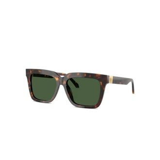 Versace Sunglasses, female, Brown, Size: 55 MM Square Sunglasses