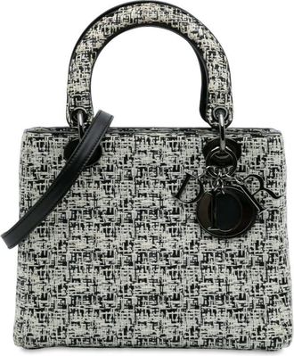 Dior Pre-owned Dior Medium Tweed Lady Dior Ladies 02-MA-0173