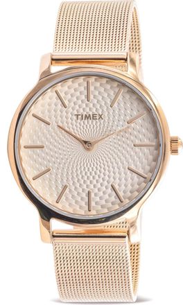 Timex Gold-Tone Mesh Ladies Watch