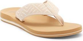 Reef Spring Woven Strap Flip Flop in Warm Sand at Nordstrom Rack, Size 10