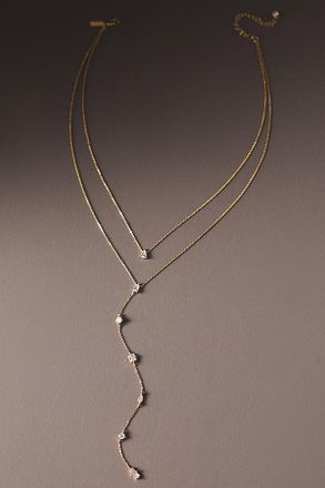 Set & Stones Layered Lariat Necklace