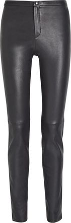 Stouls Newton Slim leg Leather Trousers - Dark Grey - S (UK8-10 / S)