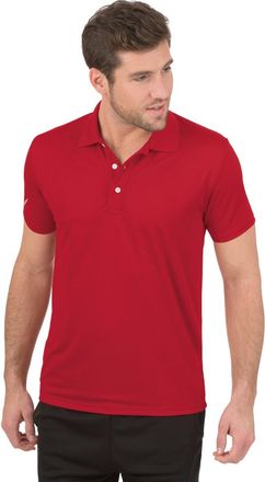 Trigema Poloshirt TRIGEMA TRIGEMA Klassisches Poloshirt COOLMAX, Herren, Gr. 4XL, braun (kirsch), Trikot, 100% Polyester (recycelt), lang, ohne Ausschnitt, Sh