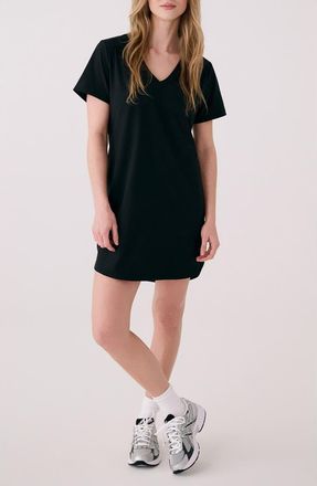 Lole Olivie V-Neck Dress in Black at Nordstrom, Size X-Large