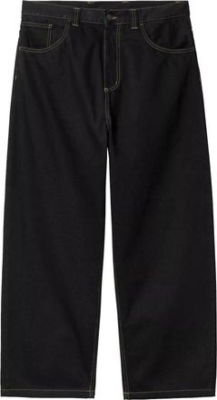Carhartt Work in Progress Zwarte Denim Loose Fit Broek - Heren - Regular Fit Jeans - Zwart - S - Denim - Jeans