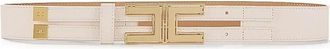 Elisabetta Franchi Cintura - Dames - Riemen - Geel - L - Leer - Accessoires
