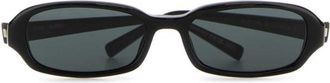 Saint Laurent Black Oval Sunglasses
