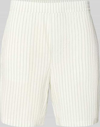 Selected Regular Fit Shorts aus reiner Baumwolle Modell STUART in Offwhite, Gr&ouml;&szlig;e XXL
