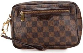 Louis Vuitton Pre-owned Clutches, female, Brown, Size: ONE SIZE Pre-owned Vintage Clutch