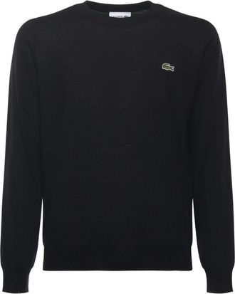 Lacoste Trui met ronde hals - Heren - Ronde hals truien - Zwart - 3XL - Truien & Vesten