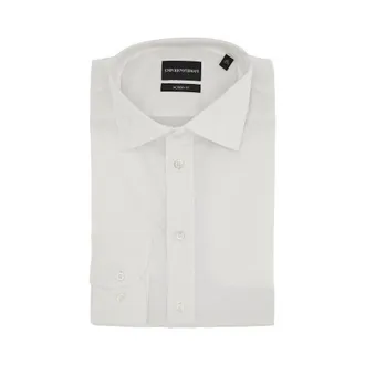 Emporio Armani Stretch poplin Modern Fit shirt Man 40