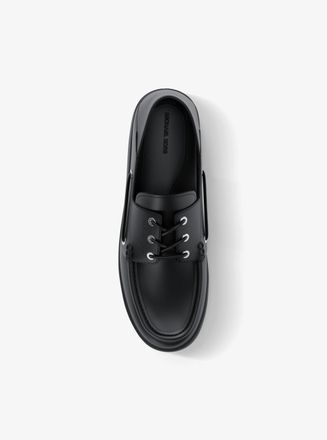 Michael Kors Aiden Leather Boat Shoes
