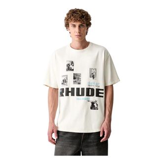 Rhude Tops, Heren, Beige, M, T-Shirts