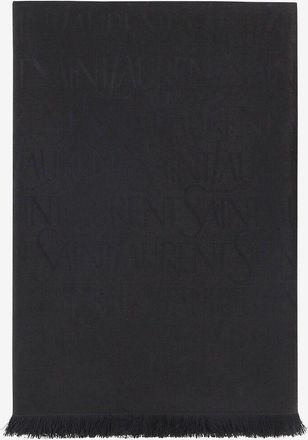 Saint Laurent Quadratisches Jacquard-Tuch Saint Laurent