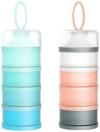 OEM Dispensador De Comida Para Beb&eacute;s - 4 Niveles - Port&aacute;til - Apilable - 2 Piezas - Estilo B