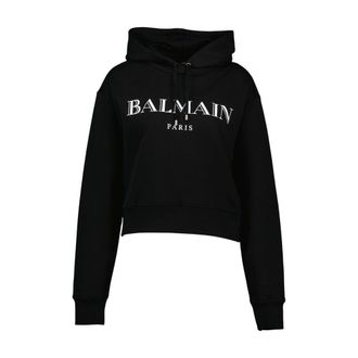 Balmain Vintage Print Hoodie