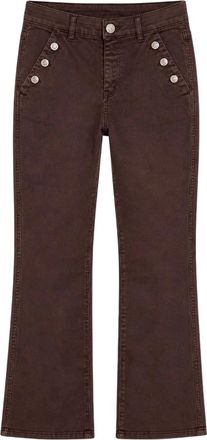 2-Biz Flared Jeans - Dames - Flared Jeans - Bruin - 2XL - Jeans