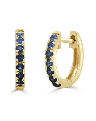 Sabrina Designs 14K 0.33 Ct. Tw. Pink Sapphire Huggie Earrings