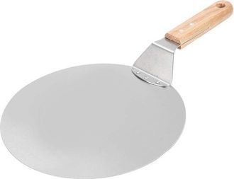 OEM Pelle &Agrave; Pizza - Acier Inoxydable Alimentaire - Manche En Bois - 25,4 Cm - Pour Four &Agrave; Pizza Et Four Classique - 1 Pi&egrave;ce