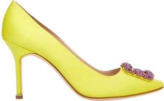 Manolo Blahnik Mujer, Zapatos, Amarillo, Talla: 37 EU