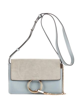 Chlo&eacute; suede shoulder bag - Blue