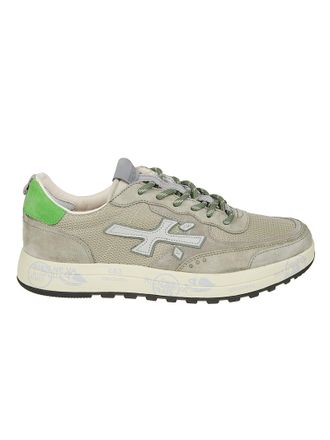 Premiata Nous Suede-Mesh Polyamide-Blend Sneakers