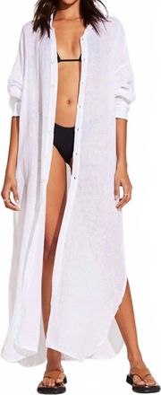 Vitamin A Womensa Playa Kaftan In White