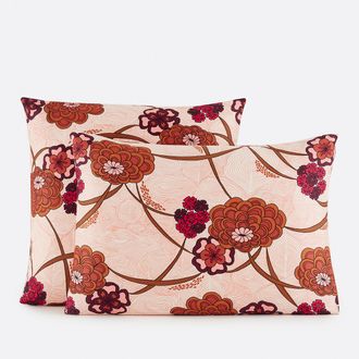 La Redoute Interieurs Kussensloop in katoensatijn, Menaiki