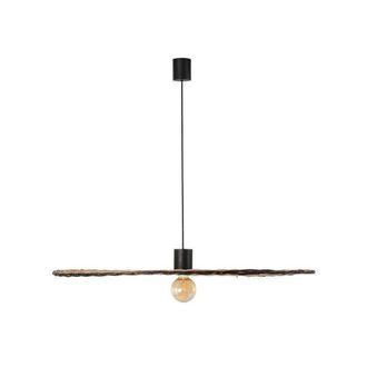 Netlighting Costas Matt Black Rattan Pendant Lamp &Oslash;1000