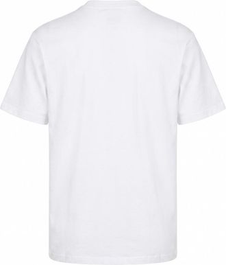Emporio Armani Mens T-Shirt Crew-Neck White Cotton T-Shirts And Polos