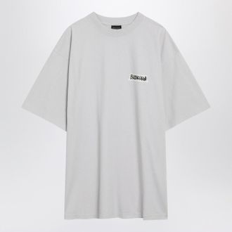 Balenciaga White Masking Tape T Shirt With Medium Fit