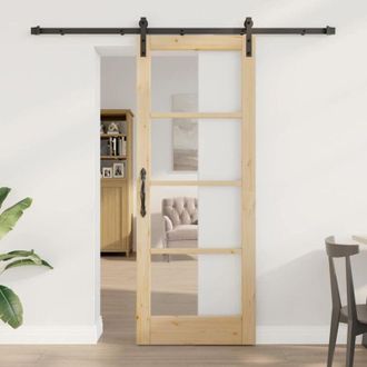 vidaXL Puerta Interior Orkdal Natural 78 X 202 Cm Vidaxl