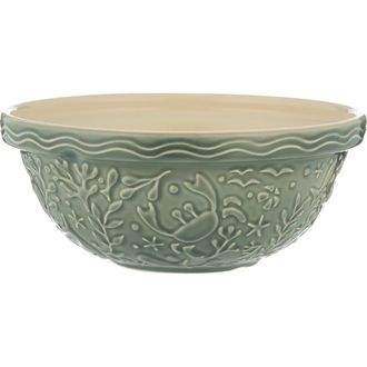Mason Cash Nautical Collection Crab Size 18 Mixing Bowl, 2.85 Quart in Green at Nordstrom