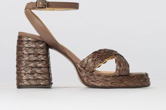 Castaner Sandalo Valeriette Casta&ntilde;er in rafia intrecciata e pelle