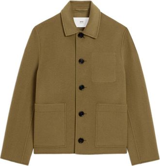 Ami Boxy Brown Jacket