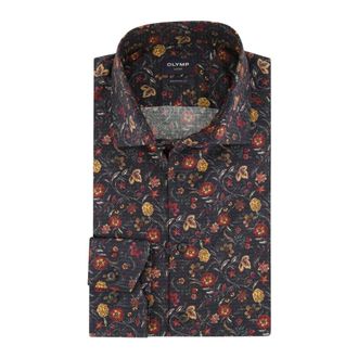 Olymp Olymp, Heren, Overhemden, Veelkleurig, Maat: 2XL Katoen